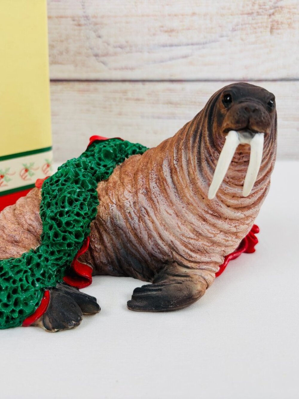 Silver Deer Tom Rubel Christmas Animals Walrus Figurine